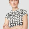 Kvinde BITTE KAI RAND Bluser | Kortaermet Bluse Circle Grid