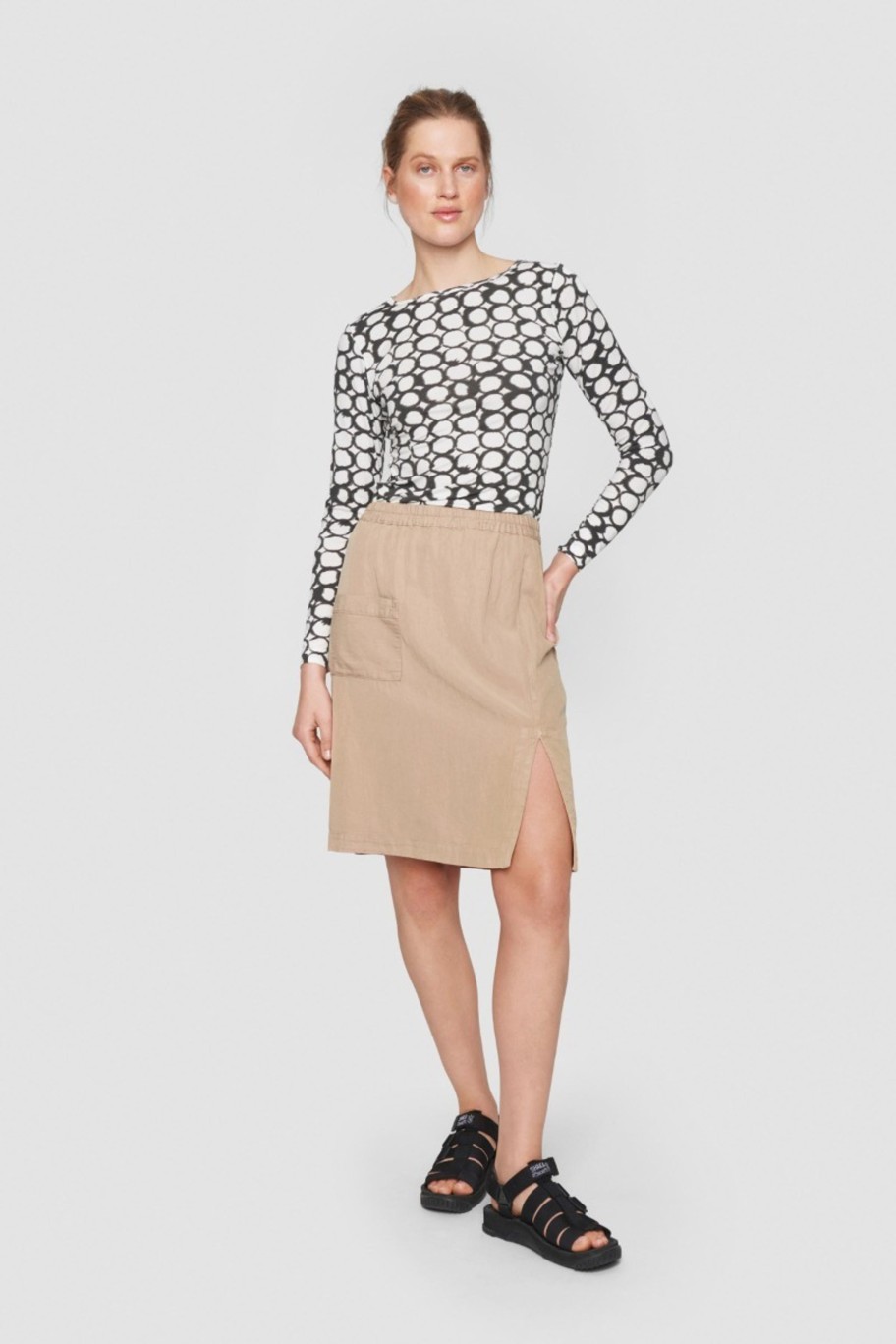 Kvinde BITTE KAI RAND Bluser | Circle Grid Bluse