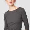 Kvinde BITTE KAI RAND Bluser | Globe Rib Bluse Med 3/4 Aerme