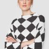 Kvinde BITTE KAI RAND Bluser | Floret Knit Langaermet Bluse Big Harlequin